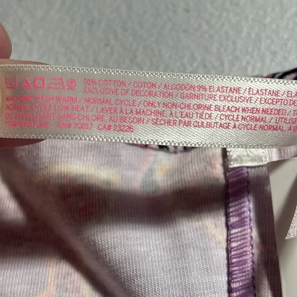 VTG. Victoria’s Secret Pink extra low rise hipster Panty zebra and cheetah LG.